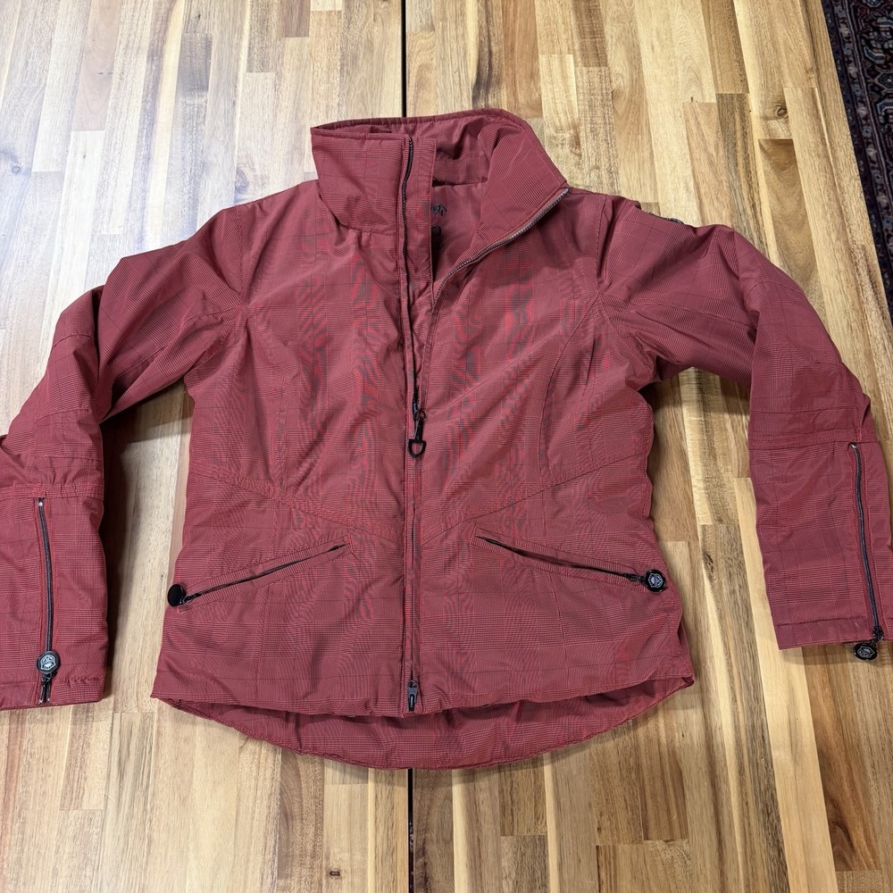 Gersemi 09 Womens XS Equestrian Riding Jacket Red Plaid Horse Full Zip